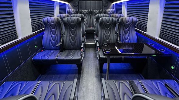 arvada 20 passenger sprinter van interior