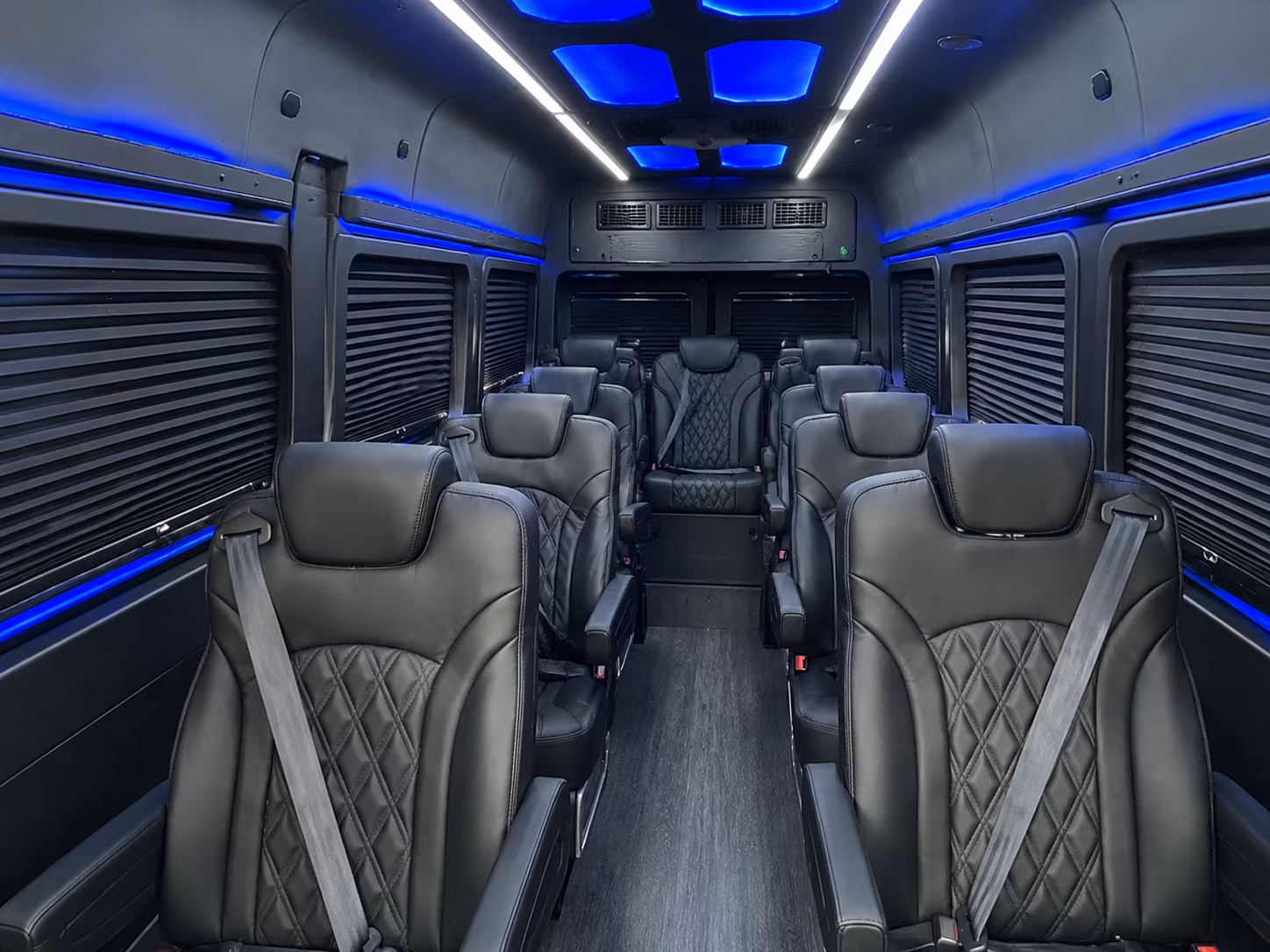 arvada 18 passenger sprinter van inside