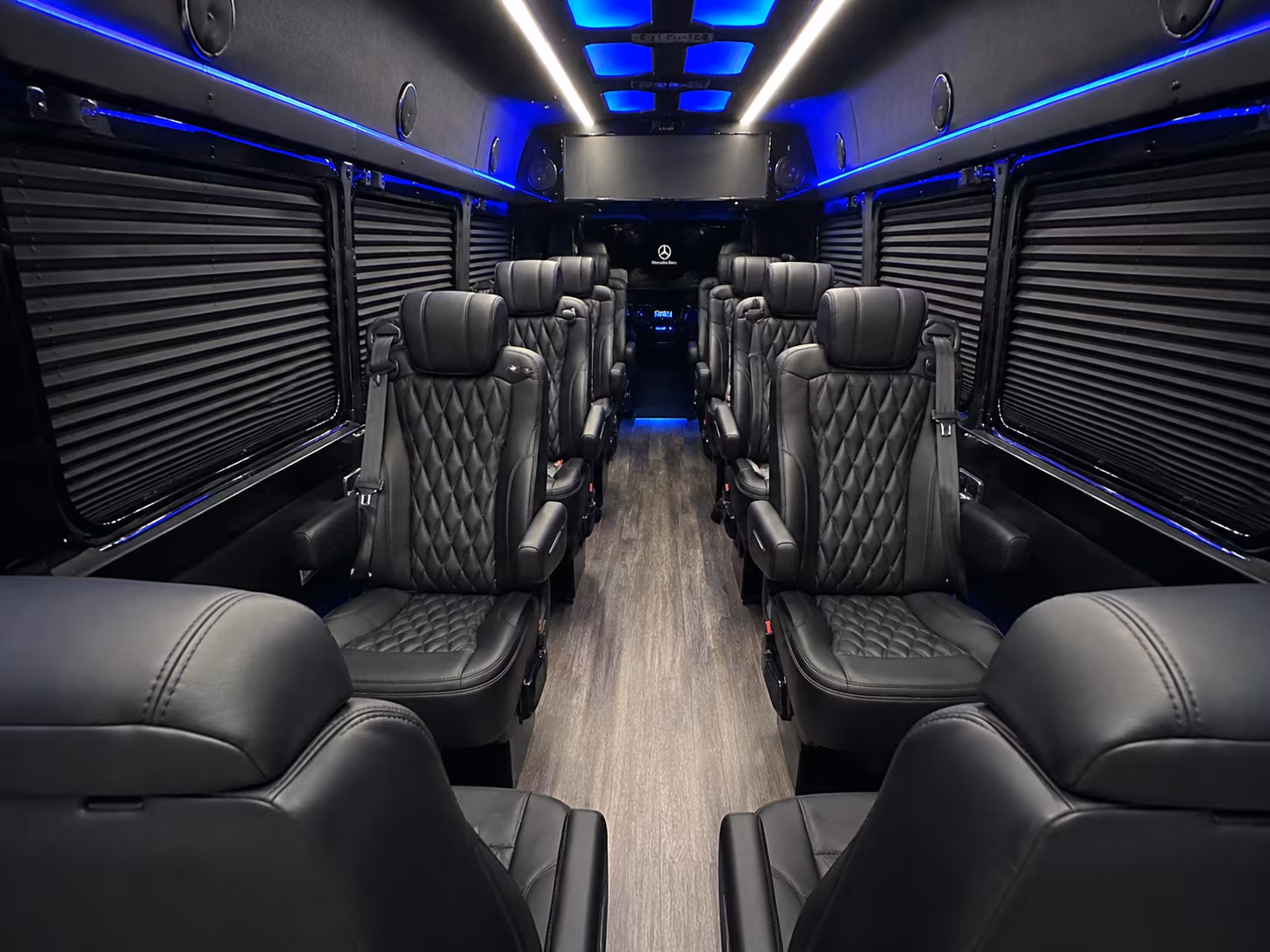arvada 20 passenger sprinter van inside