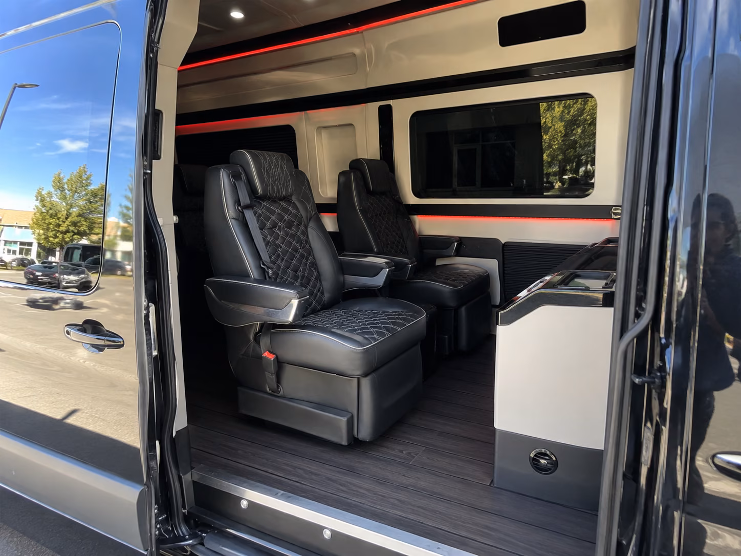 arvada 20 passenger sprinter van interior